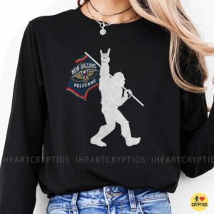 Bigfoot New Orleans Pelicans Shirt NOLA Basketball Sasquatch Smoothie King Center Tee 7 Bigfoot New Orleans Pelicans Shirt