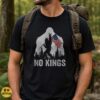 Bigfoot No Kings American Flag Patriot Forest Silhouette Shirt