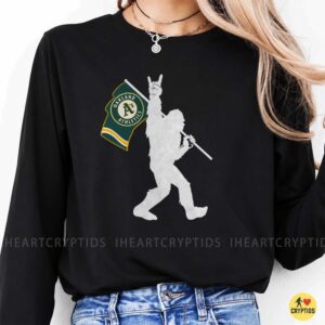 Bigfoot Oakland Athletics Shirt Loyal A's Fan Green and Gold Sasquatch Tee 8 Bigfoot Oakland Athletics Shirt