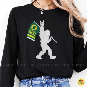 Bigfoot Oregon Ducks Flag Shirt