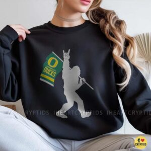 Bigfoot Oregon Ducks Flag Shirt