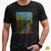 Bigfoot Picking Tomatoes Sunflower Garden Farm Funny Shirt