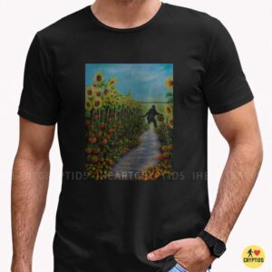 Bigfoot Picking Tomatoes Sunflower Garden Farm Funny Sasquatch Nature T-Shirt 6 Bigfoot Picking Tomatoes Sunflower Garden Farm Funny Shirt