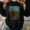 Bigfoot Picking Tomatoes Sunflower Garden Farm Funny Shirt