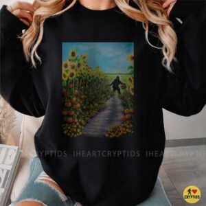 Bigfoot Picking Tomatoes Sunflower Garden Farm Funny Sasquatch Nature T-Shirt 7 Bigfoot Picking Tomatoes Sunflower Garden Farm Funny Shirt