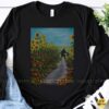 Bigfoot Picking Tomatoes Sunflower Garden Farm Funny Shirt
