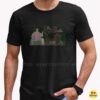 Bigfoot Playing Guitar Smoking With Redneck Buddy Funny Shirt