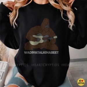 Bigfoot Playing Guitar Wadiyatalkinabeet Funny Cryptid Music Lover T-Shirt 6 Bigfoot Playing Guitar Wadiyatalkinabeet Funny Cryptid Music Lover Shirt
