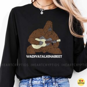 Bigfoot Playing Guitar Wadiyatalkinabeet Funny Cryptid Music Lover T-Shirt 8 Bigfoot Playing Guitar Wadiyatalkinabeet Funny Cryptid Music Lover Shirt