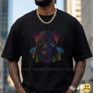 Bigfoot Psychedelic Trippy Neon Forest Mountain Colorful Sasquatch T-Shirt 9 Bigfoot Psychedelic Trippy Neon Forest Mountain Colorful Sasquatch Shirt