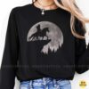 Bigfoot Riding Unicorn Moon Silhouette Fantasy Cryptid Shirt