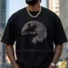 Bigfoot Riding Unicorn Moon Silhouette Fantasy Cryptid Shirt
