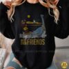 Bigfoot Sasquatch Water Skiing Loch Ness Monster Best Ever Friends Funny Shirt