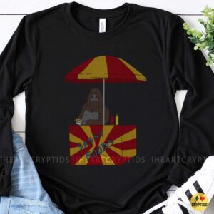 Bigfoot Sassy Foods Hot Dog Stand Funny Cryptid Street Food Vendor T-Shirt 7 Bigfoot Sassy Foods Hot Dog Stand Funny Shirt
