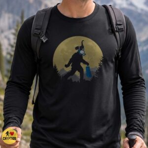 Bigfoot Scuba Diving Funny Snorkel Moon Silhouette T-Shirt 5 Bigfoot Scuba Diving Funny Snorkel Moon Silhouette Shirt