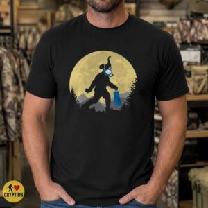 Bigfoot Scuba Diving Funny Snorkel Moon Silhouette T-Shirt 7 Bigfoot Scuba Diving Funny Snorkel Moon Silhouette Shirt