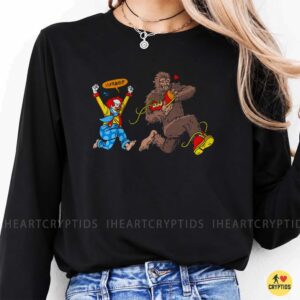 Bigfoot Steals Clown Shoes Funny Sasquatch Circus Humor T-Shirt 8 Bigfoot Steals Clown Shoes Funny Sasquatch Circus Humor Shirt
