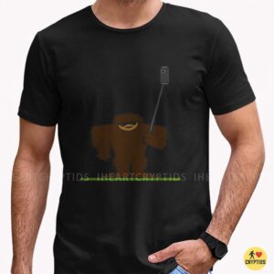 Bigfoot Taking Selfie Selfie Stick Funny Cryptid Social Media Humor T-Shirt 6 Bigfoot Taking Selfie Selfie Stick Funny Cryptid Social Media Humor Shirt