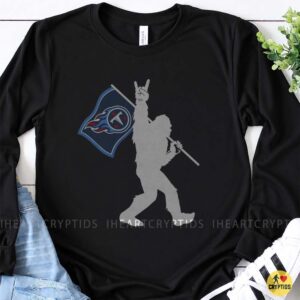 Bigfoot Tennessee Titans Flag Shirt