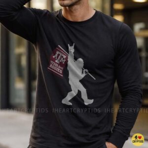Bigfoot Texas A&M Aggies Flag Shirt Funny Aggie Fan Gift 9 Bigfoot Texas A&M Aggies Flag Shirt