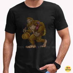 Bigfoot Thanksgiving Turkey Pumpkin Funny Sasquatch Holiday T-Shirt 6 Bigfoot Thanksgiving Turkey Pumpkin Funny Shirt