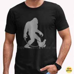 Bigfoot Walking Chicken On Leash Funny Farmer Cryptid Gift T-Shirt 6 Bigfoot Walking Chicken On Leash Funny Farmer Cryptid Shirt