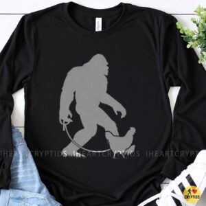 Bigfoot Walking Chicken On Leash Funny Farmer Cryptid Gift T-Shirt 8 Bigfoot Walking Chicken On Leash Funny Farmer Cryptid Shirt