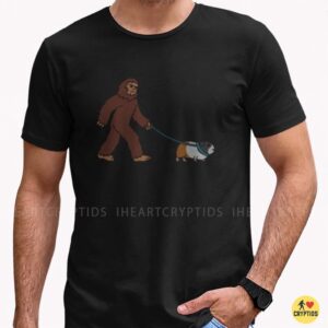 Bigfoot Walking Guinea Pig Funny Sasquatch Pet Owner Shirt