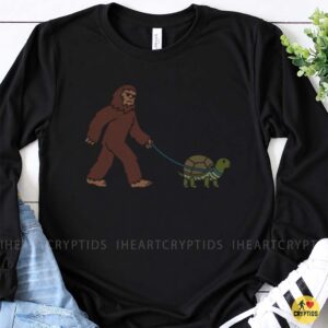 Bigfoot Walking Turtle Funny Sasquatch Pet Lover T-Shirt 6 Bigfoot Walking Turtle Funny Sasquatch Pet Lover Shirt