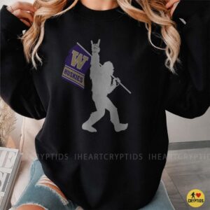 Bigfoot Washington Huskies Shirt Funny Sasquatch Pacific Northwest College Football Tee 6 Bigfoot Washington Huskies Shirt