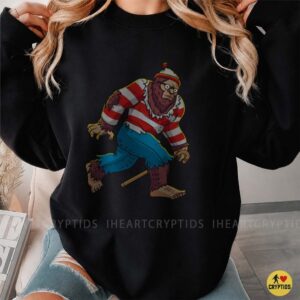 Bigfoot Where's Waldo Costume Red Stripe Shirt Glasses Funny Sasquatch T-Shirt 6 Bigfoot Where's Waldo Costume Red Stripe Shirt Glasses Funny Shirt