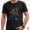Bigfoot Where's Waldo Costume Red Stripe Shirt Glasses Funny Sasquatch T-Shirt 7 Bigfoot Where's Waldo Costume Red Stripe Shirt Glasses Funny Shirt
