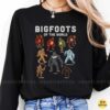 Bigfoots Of The World Sasquatch Yeti Skunk Ape Yowie Cryptid Chart Shirt
