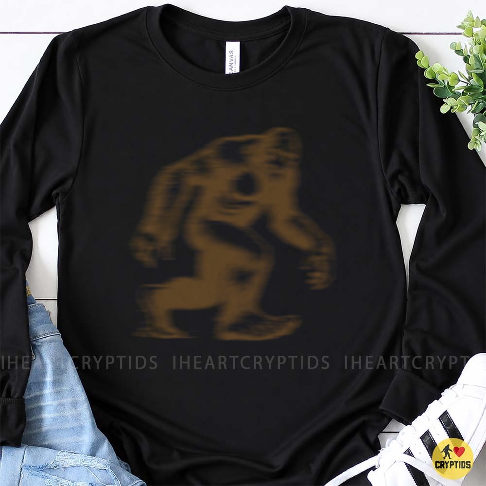 Blurry Bigfoot Sasquatch Funny Cryptid Photo Evidence T-Shirt 4 Blurry Bigfoot Sasquatch Funny Cryptid Photo Evidence Shirt