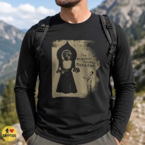 Braxton County Monster Vintage Illustration West Virginia Cryptid T-Shirt 5 Braxton County Monster Vintage Illustration West Virginia Cryptid Shirt