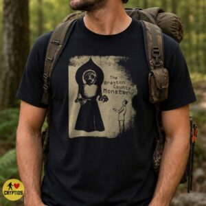 Braxton County Monster Vintage Illustration West Virginia Cryptid T-Shirt 6 Braxton County Monster Vintage Illustration West Virginia Cryptid Shirt
