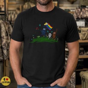 Cryptid Pride LGBT Mothman Bigfoot Monster Shirt