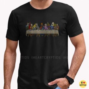 Cryptids Last Supper Bigfoot Krampus Yeti Monster Parody Funny Horror T-Shirt 6 Cryptids Last Supper Bigfoot Krampus Yeti Monster Parody Funny Shirt
