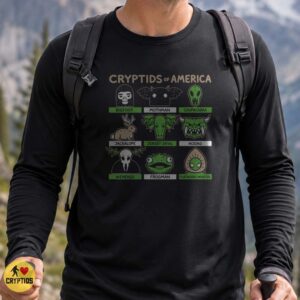 Cryptids Of America Cute Monster Field Guide Shirt