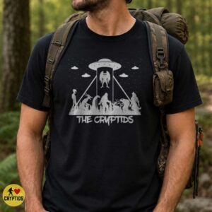 Cryptids UFO Abduction Bigfoot Mothman Alien Wendigo Paranormal Shirt