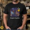 Crypto Cryptids Mothman Chupacabra Bitcoin Funny Shirt