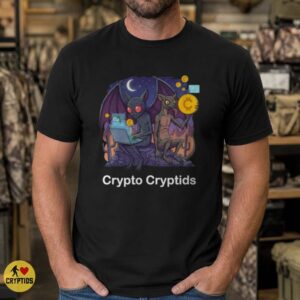 Crypto Cryptids Mothman Chupacabra Bitcoin Funny Paranormal T-Shirt 7 Crypto Cryptids Mothman Chupacabra Bitcoin Funny Shirt