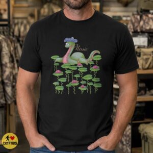 Cute Nessie Loch Ness Monster Lily Pad Watercolor T-Shirt 7 Cute Nessie Loch Ness Monster Lily Pad Watercolor Shirt