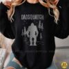 Dadsquatch Bigfoot Dad Forest Silhouette Funny Shirt