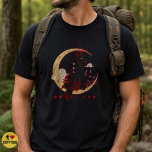 Dark Kitsune Fox Spirit Crescent Moon Gothic Yokai T-Shirt 6 Dark Kitsune Fox Spirit Crescent Moon Gothic Yokai Shirt