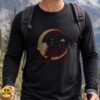 Dark Kitsune Fox Spirit Crescent Moon Gothic Yokai Shirt