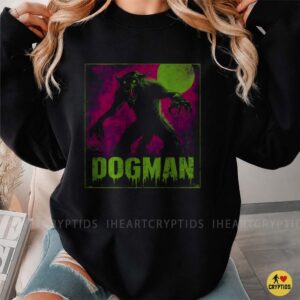 Dogman Full Moon Neon Horror Michigan Cryptid Werewolf Legend Scary T-Shirt 6 Dogman Full Moon Neon Horror Michigan Cryptid Werewolf Legend Scary Shirt