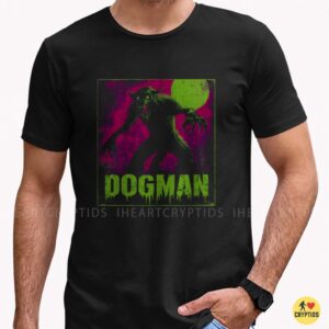 Dogman Full Moon Neon Horror Michigan Cryptid Werewolf Legend Scary T-Shirt 7 Dogman Full Moon Neon Horror Michigan Cryptid Werewolf Legend Scary Shirt