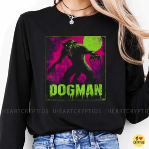 Dogman Full Moon Neon Horror Michigan Cryptid Werewolf Legend Scary T-Shirt 9 Dogman Full Moon Neon Horror Michigan Cryptid Werewolf Legend Scary Shirt