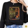Eat Your Greens Health And Nutrition Bigfoot Scary Retro Boy Scouts Campfire Funny Shirt